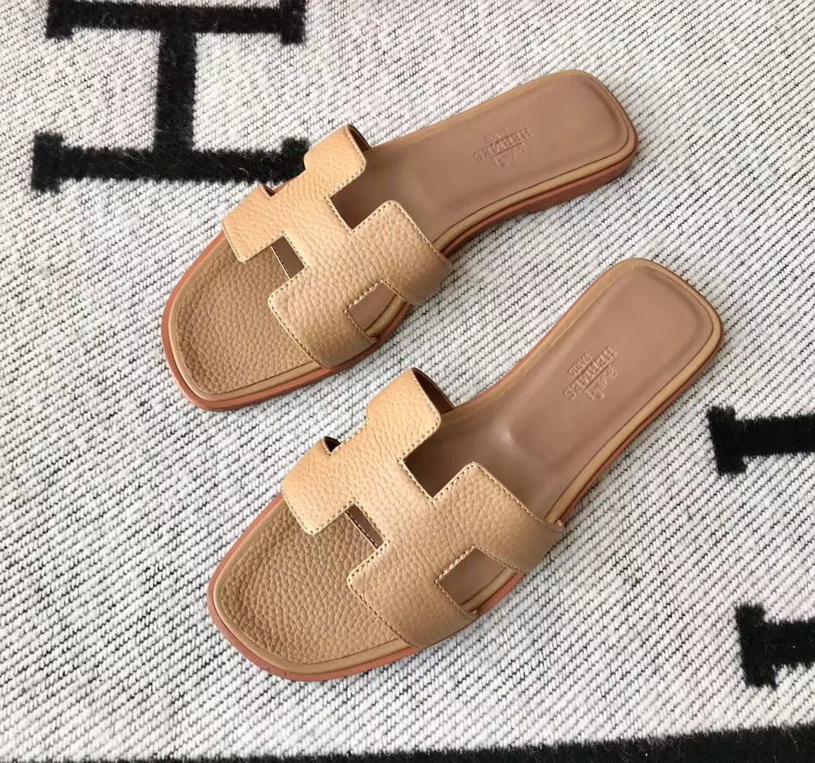 에르메스 올수공 오란 슬리퍼 샌들 토고 12